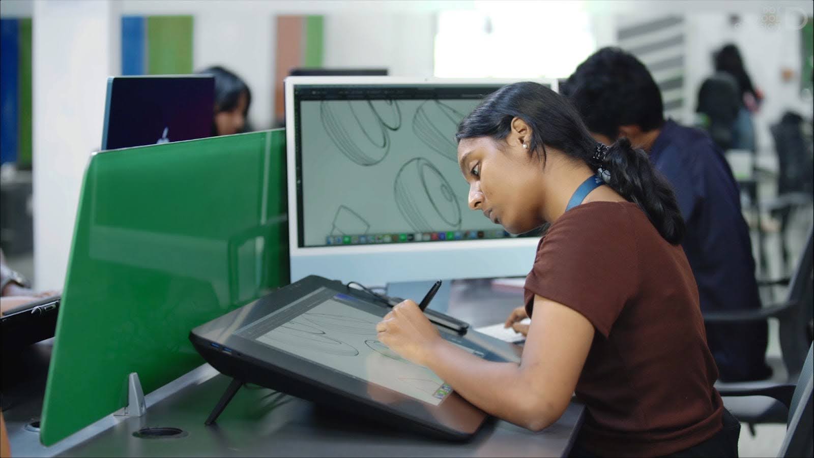 Dot school of design chennai students in the classroom