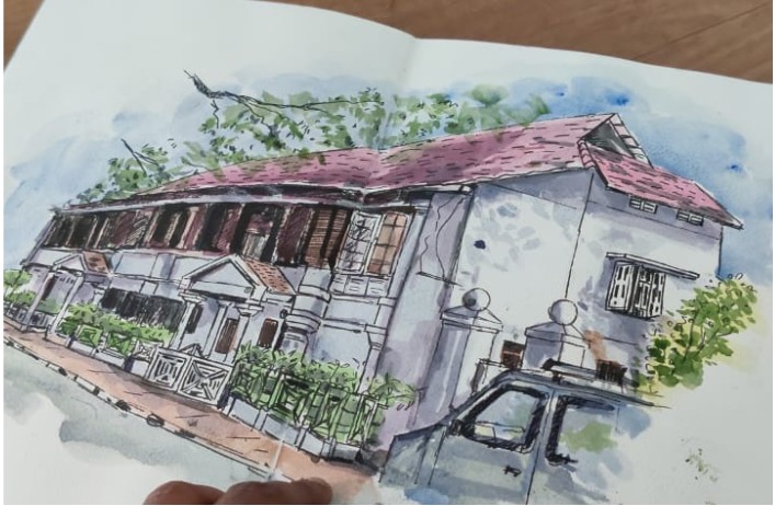 NID Studio Test sketching and visualisation practice by design students